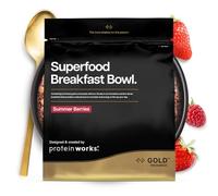 Protein Works | Superfood Breakfast Bowl - GOLD Innovation, Award-Winning Protein Cereal, High Protein Breakfast, Grains, Seeds, Oats, High Fibre, Summer Berry Feast, 40 Servings, 2.4kg