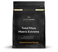 Protein Works | Total Mass Matrix 360 - Gold Innovation, Tri Protein Blend, Mass Gainer Protein Powder, Creatine Monohydrate, Glutamine, Vitamins & Minerals, Cookies 'n' Cream, 5 Servings, 1.32kg