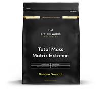 Protein Works | Total Mass Matrix 360 - Gold Innovation, Tri Protein Blend, Mass Gainer Protein Powder, Creatine Monohydrate, Glutamine, Vitamins & Minerals, Salted Caramel Bandit, 8 Servings, 2.12kg