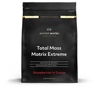 Protein Works | Total Mass Matrix 360 - Gold Innovation, Tri Protein Blend, Mass Gainer Protein Powder, Creatine Monohydrate, Glutamine, Vitamins & Minerals, Chocolate Silk, 8 Servings, 2.12kg