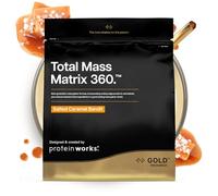 Protein Works | Total Mass Matrix 360 - Gold, Salted Caramel Bandit, 1.32kg