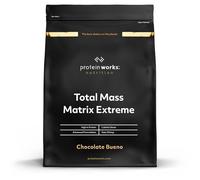 Protein Works - Total Mass Matrix Extreme, Tri Protein Blend, Mass Gainer, Protein Powder, Creatine Monohydrate, Glutamine, Vitamin & Mineral Blend, Chocolate Bueno, 8 Servings, 2.12kg