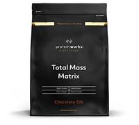 Protein Works - Total Mass Matrix Mass Gainer | High Calorie Protein Powder | Mass Building Protein Shake | Weight Gainer Protein Powder | 16 Servings | Chocolate Silk | 2kg