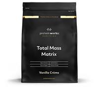 Protein Works - Total Mass Matrix Mass Gainer | High Calorie Protein Powder | Mass Building Protein Shake | Weight Gainer Protein Powder | 16 Servings | Vanilla Crème | 2kg