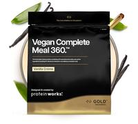 Protein Works | Vegan Complete Meal 360 - GOLD Innovation, Award-Winning Vegan Protein Meal Replacement Shake, Premium Plant-Based Ingredients, Vitamins & Minerals, Vanilla Crème, 10 Meals, 1kg