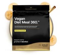 Protein Works | Vegan Diet Meal 360 - Gold, Banana Smooth, 7 Meals, 500g