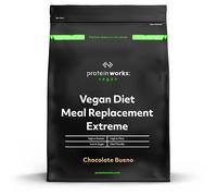Protein Works - Vegan Diet Meal Replacement Extreme, 200 Calorie Meal, Up to 25g Protein, Plant Based, 16 Meals, Chocolate Bueno, 1kg