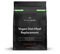 Protein Works - Vegan Diet Meal Replacement , Nutritionally Complete 250 Calorie Meal , Vegan Meal Shake , Plant Based Meal Replacement , 14 Meals , Chocolate Silk , 1 kg