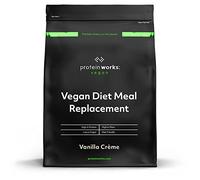 Protein Works - Vegan Diet Meal Replacement Shake | Nutritionally Complete 250 Calorie Meal | Vegan Meal Shake | Plant Based Meal | 7 Servings | Vanilla Crème | 500g