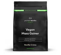 Protein Works - Vegan Mass Gainer | 100% Plant Based | High Calorie Protein Powder | Vegan Weight Gainer Blend | 16 Shakes | Vanilla Crème | 2kg