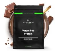 Protein Works - Vegan Pea Protein, Chocolate Silk, Premium Vegan Protein, Pea Protein Isolate, 24g Protein Per Serving, Low Fat, Low Carbs, 100% Plant-Based & Natural, 16 Servings, 500g