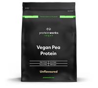 Protein Works - Vegan Pea Protein, Unflavoured, Premium Vegan Protein, Pea Protein Isolate, 24g Protein Per Serving, Low Fat, Low Carbs, 100% Plant-Based & Natural, 33 Servings, 1kg