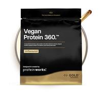 Protein Works | Vegan Protein 360 - Gold Innovation, Unflavoured, 16 Servings, 100% Plant Based & Natural, Premium Multi-Protein Blend, Low Fat Shake, Low Calorie Shake, 500g