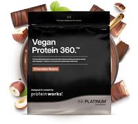 Protein Works | Vegan Protein 360 - Platinum Innovation, Premium Vegan Protein Powder, Plant-Based Protein Shake, Essential Vitamins & Minerals, Low Sugar, Chocolate Bueno, 28 Servings, 1kg