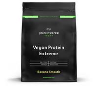 Protein Works | Vegan Protein 360 - Platinum Innovation, Premium Vegan Protein Powder, Plant-Based Protein Shake, Essential Vitamins & Minerals, Low Sugar, Banana Smooth, 28 Servings, 1kg