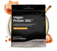 Protein Works | Vegan Protein 360 - Platinum, Salted Caramel Bandit, 2kg