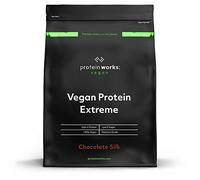 Protein Works - Vegan Protein Extreme, Premium Vegan Protein Powder, Plant-Based Protein Shake, Essential Amino Acids, Vitamins & Minerals, Low Sugar, Chocolate Silk, 57 Servings, 2kg