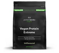 Protein Works - Vegan Protein Extreme, Premium Vegan Protein Powder, Plant-Based Protein Shake, Essential Amino Acids, Vitamins & Minerals, Low Sugar, Unflavoured, 28 Servings, 1kg