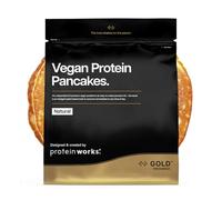 Protein Works | Vegan Protein Pancakes - Gold Innovation, Premium Vegan Protein Pancake Mix, Plant-Based Protein Breakfast, Low Sugar, Slow Release Carbs, Natural Flavour, 6 Servings, 500g