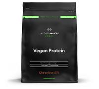 Protein Works - Vegan Protein Powder, Plant Based Protein Shake, Vegan Blend, Gluten Free, 16 Servings, Chocolate Silk, 500 g