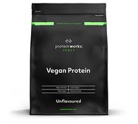 Protein Works - Vegan Protein Powder , Plant Based Protein Shake , Vegan Blend , Gluten Free , 66 Servings , Unflavoured , 2kg (66 Shakes)