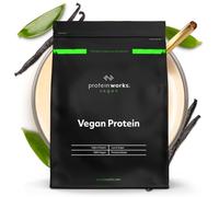 Protein Works - Vegan Protein Powder, Vanilla Crème, 33 Servings, 100% Plant Based & Natural, Premium Multi-Protein Blend, Low Fat Shake, Low Calorie Shake, 1kg
