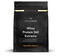 Protein Works - Whey Protein 360 Extreme, Premium Protein Blend, Whey Protein Isolate, Rich in BCAAs, Vitamins & Minerals, Glutamine, Digestive Enzymes, Banoffee Deluxe, 34 Servings, 1.2kg