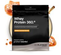Protein Works - Whey Protein 360 | Premium Whey Shake | Whey Protein Powder Blend | No Added Sugar Protein Shake | 20 Servings | Salted Caramel Bandit | 600g