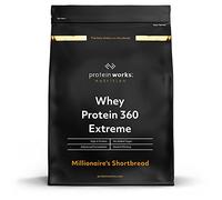 Protein Works - Whey Protein 360 Extreme, Premium Protein Blend, Whey Protein Isolate, Rich in BCAAs, Vitamins & Minerals, Glutamine, Digestive Enzymes, Millionaire's Shortbread, 34 Servings, 1.2kg
