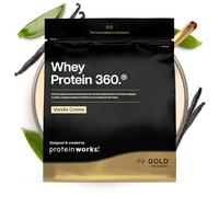 Protein Works | Whey Protein 360 - Gold Innovation, Whey Protein Powder, Premium Tri-Protein Blend, Digestive Enzymes, 12 Vitamins & Minerals, French Vanilla, 40 Servings, 1.2kg