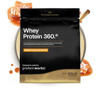 Protein Works - Whey Protein 360 | Premium Whey Shake | Whey Protein Powder Blend | No Added Sugar Protein Shake | 20 Servings | Salted Caramel Bandit | 600g