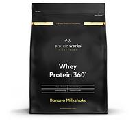 Protein Works - Whey Protein 360 | Premium Whey Shake | Whey Protein Powder Blend | No Added Sugar Protein Shake | 80 Servings | Banana Milkshake | 2.4kg