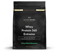 Protein Works - Whey Protein 360 | Premium Whey Shake | Whey Protein Powder Blend | No Added Sugar Protein Shake | 20 Servings | Choc Mint Brownie | 600g
