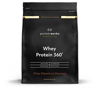 Protein Works - Whey Protein 360, Premium Whey Shake, Whey Protein Powder Blend, High Protein & No Added Sugar, 80 Servings, Choc Hazelnut Heaven, 2.4 kg
