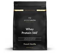 Protein Works - Whey Protein 360, Premium Whey Shake, French Vanilla, 20 Servings (600g), Whey Protein Powder Blend, No Added Sugar Protein Shake