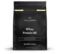 Protein Works - Whey Protein 80 (Concentrate), Low Calorie Protein Shake, Whey Protein Shake, 16 Shakes, Vanilla Crème, 500g
