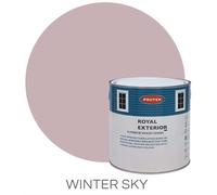 Protek Royal Exterior Paint 1 Litre - Winter Sky - Protek Royal Exterior Paint 1 Litre - Winter Sky