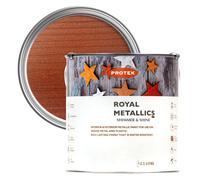 Protek Royal Metallics 125ml, Copper, High Quality Decorative Metallic Paint