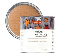 Protek Royal Metallics Exterior Paint Bronze 1 Litre