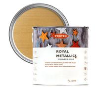 Protek Royal Metallics 2.5L, Gold, High Quality Decorative Metallic Paint