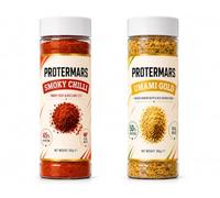 Protermars High-Protein Seasoning Twin Pack (2 x 100g) | Umami Gold & Smoky Chilli Savoury Flavour Boosters | Made with Real Chicken Powder | Gluten-Free, Low Carb, Gym Meal Prep Bundle