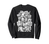 Protest Dogs Funny Dog Lover Canine Breeds Veterinarian Sweatshirt