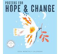 Protest Posters Calendar 2026 | Posters For Hope And Change Wall Calendar | Marble City Press | Grassroots Changemakers Movement Poster Resistance Democracy