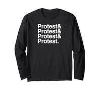 protest & protest & protest & protest activist Long Sleeve T-Shirt