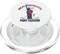 Protest Real Patriots Fight Fascism Eagle USA Freedom PopSockets PopGrip for MagSafe