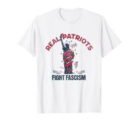 Protest Real Patriots Fight Fascism Eagle USA Freedom T-Shirt