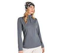 Protest Womens Fabriz 1/4 Zip Top - Sample: Manatee: S Size: S, Colour