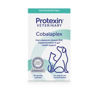 Protexin Veterinary Cobalaplex Vitamin B12 and B9 Supplement for Gut Health Cats and Dogs - 60 capsules