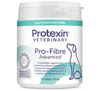 Protexin Veterinary Pro-Fibre Advanced for Dogs - High-Fibre Digestive Supplement with Probiotics & Prebiotics - Supports Gut Health, Immune Function & Stool Quality - 500g