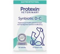 Protexin Veterinary Synbiotic D-C Capsules, Highly Concentrated Gut Health Supp